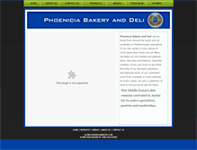 Tablet Screenshot of phoeniciabakery.com